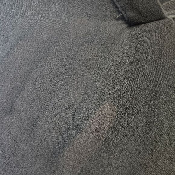 Zara Woman M Sheer Long Sleeve High Lo Tunic Black - Picture 15 of 15